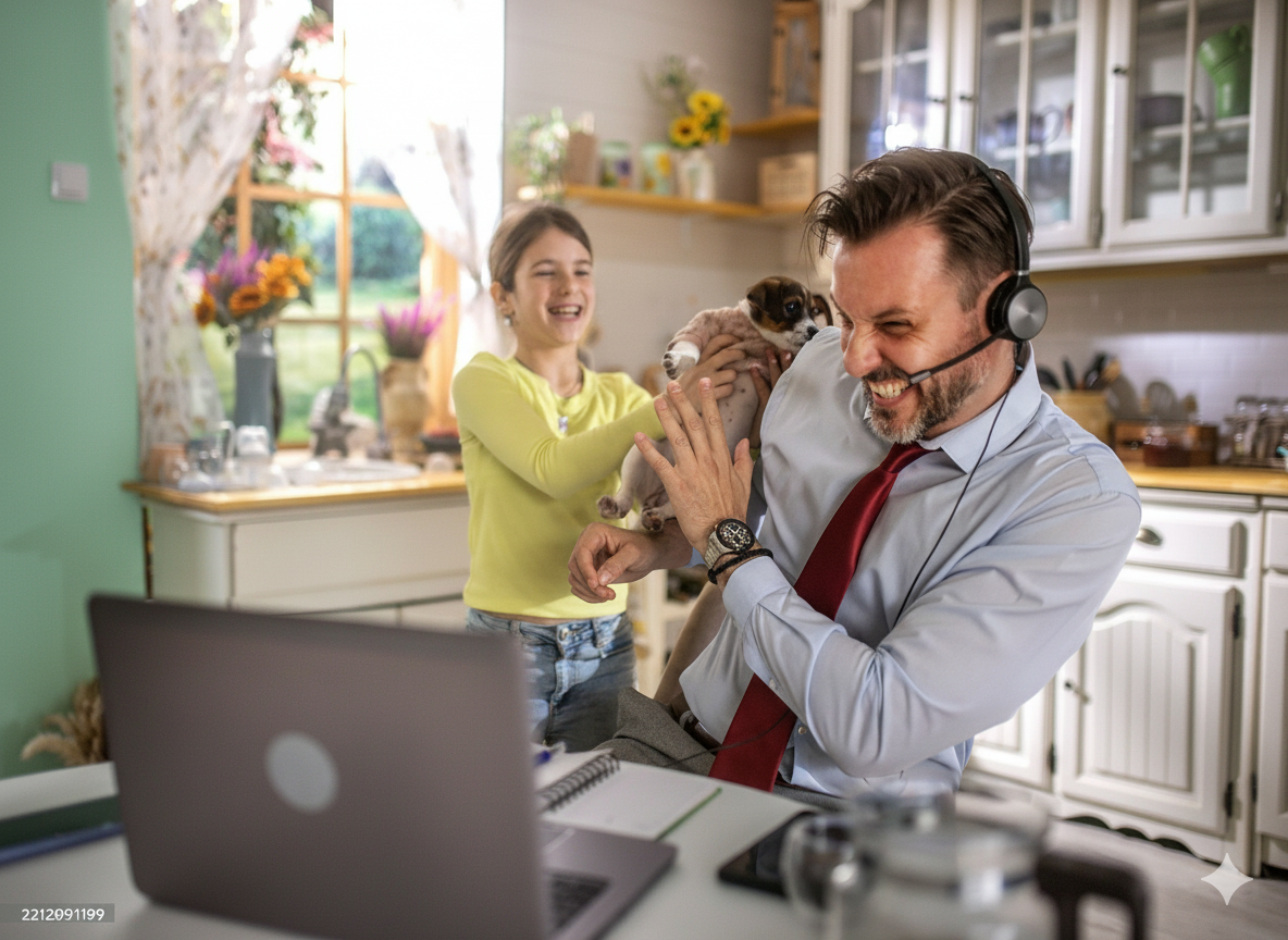 Happy Pets concierge assisting a family